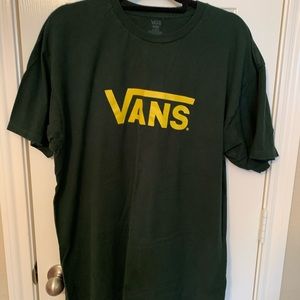 Vans Green T Shirt Mens XL